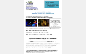 Sortie à la journée &quot;La Michaudière en Lumières&quot; mercredi 3 décembre 2025