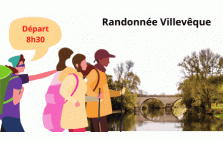 Rando Villevêque..Heure de Rendez vous avancée